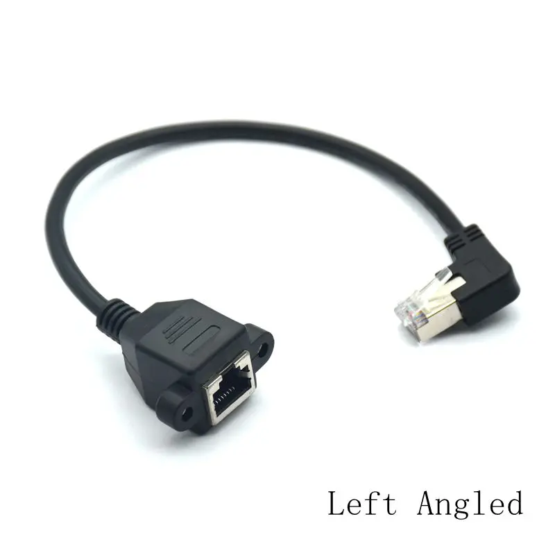 3 м 5 1 фут 30 см вверх вниз правый левый Угловой 90 градусов 8P8C FTP STP UTP Cat5 RJ45 с винтом