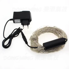 10 м 100 светодиоды Рождественские Светодиодный свет 12 В белый/RGB Гирлянды светодиодные света с разъемом dc+ 12 В адаптер питания+ 3Key контроллер