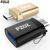 PZOZ переходник usb type c 3,0 otg micro usb 3,0 зарядный преобразователь данных Тип c microusb Тип usbc для samsung one plus 6 android переходник usb type c ► Фото 2/6