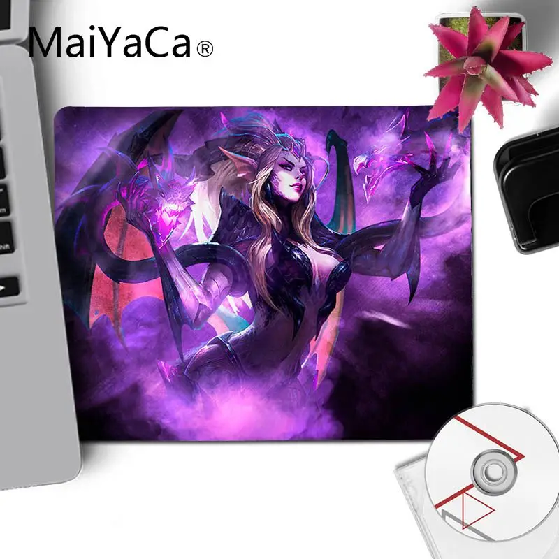 MaiYaCa в запасе Zyra индивидуальный игровой коврик для мыши для ноутбука большой коврик для мыши ПК компьютерный коврик - Цвет: No LockEdge 18x22cm