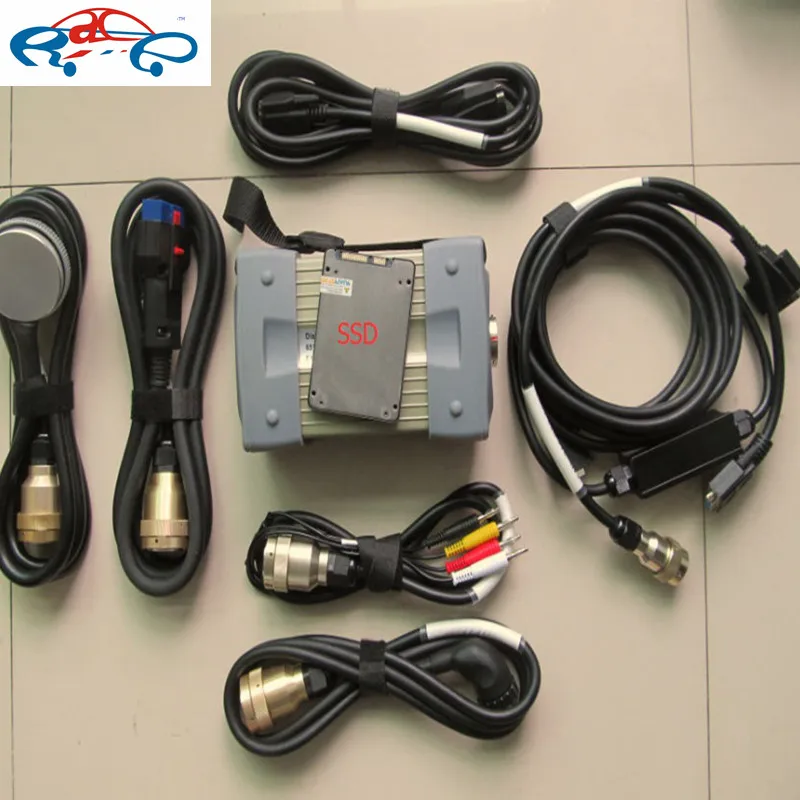

2017 Top-rated mb star diagnosis c3 multiplexer with 7 cables and newest software 2014.12 work for mb cars and trucks