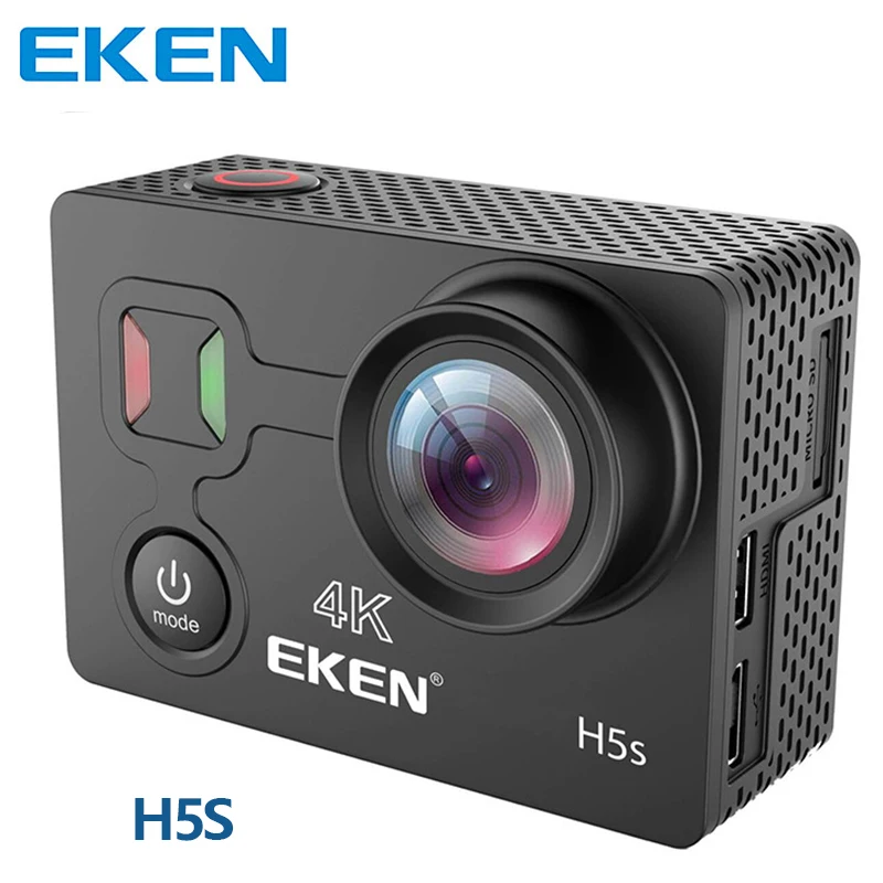 Оригинальная Экшн-камера eken H5S Ambarella A12 с чипом Ultra 4K 30FPS, сенсорный экран, Wifi, спортивная водонепроницаемая камера Go Pro, Спортивная камера