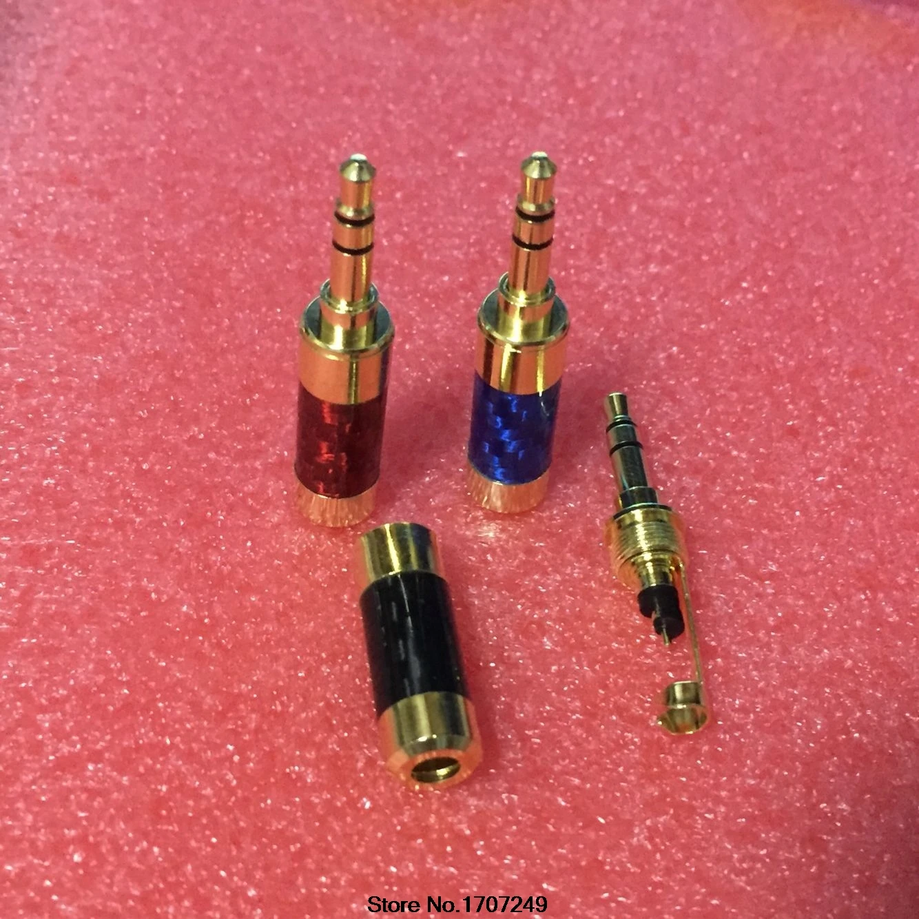 Высококачественный 3 полюсный аудиоразъем 5 мм RCA стереогарнитура с двойной