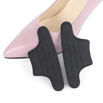 

1 Set Women Anti-wear Foot Sticker Attached Forefoot Pad Heel Paste Two-in-one Half-code Pads Transparent Round Silicone Mat