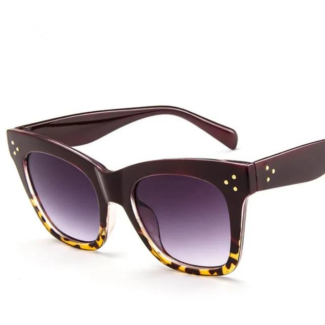 Luxury Rectangle Sunglasses Women Brand Designer PC Frame Gradient Lens Classic Rivet Shades Female Male Fashion Eyewear UV400