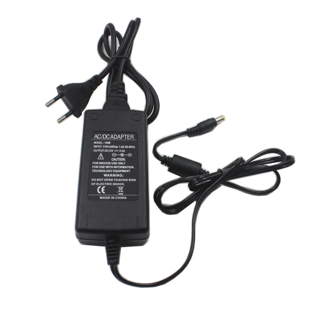 

Power Supply DC12V Adapter 2A 3A 4A 5A 6A Transformer AC 110V 220V 240V to DC 12 Volts 12 V Converter for LED Strip SMD 5050