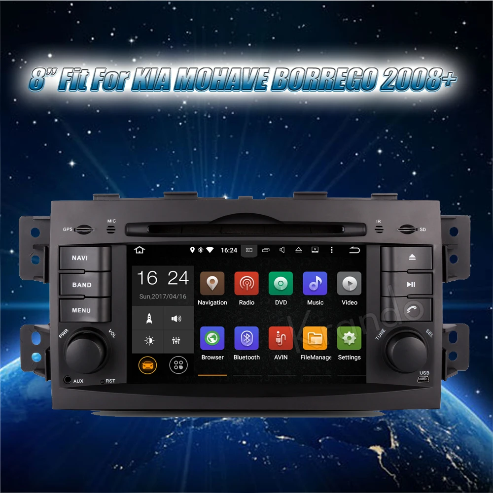 Excellent Krando 7" Android 9.0 car navigation multimedia system for Kia Mohave Borrego 2008+ audio radio gps dvd player WIFI 3G DAB+ 0