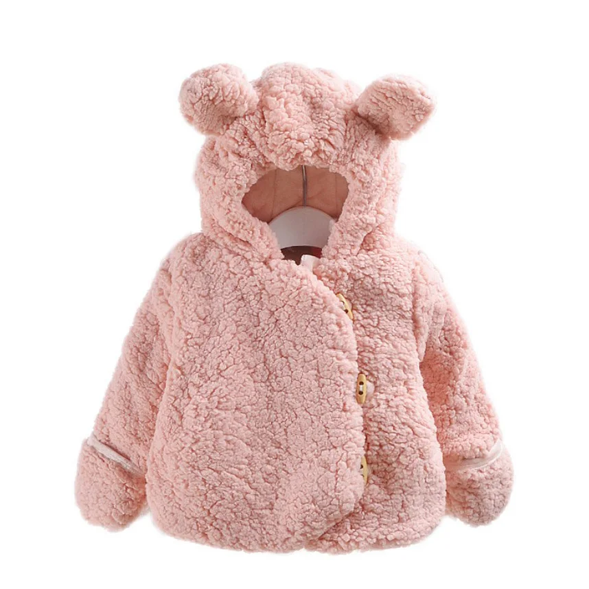 Victoria U.S.A Cap, Jacket, Pants Girls Pink Winter Polar Fleece Set