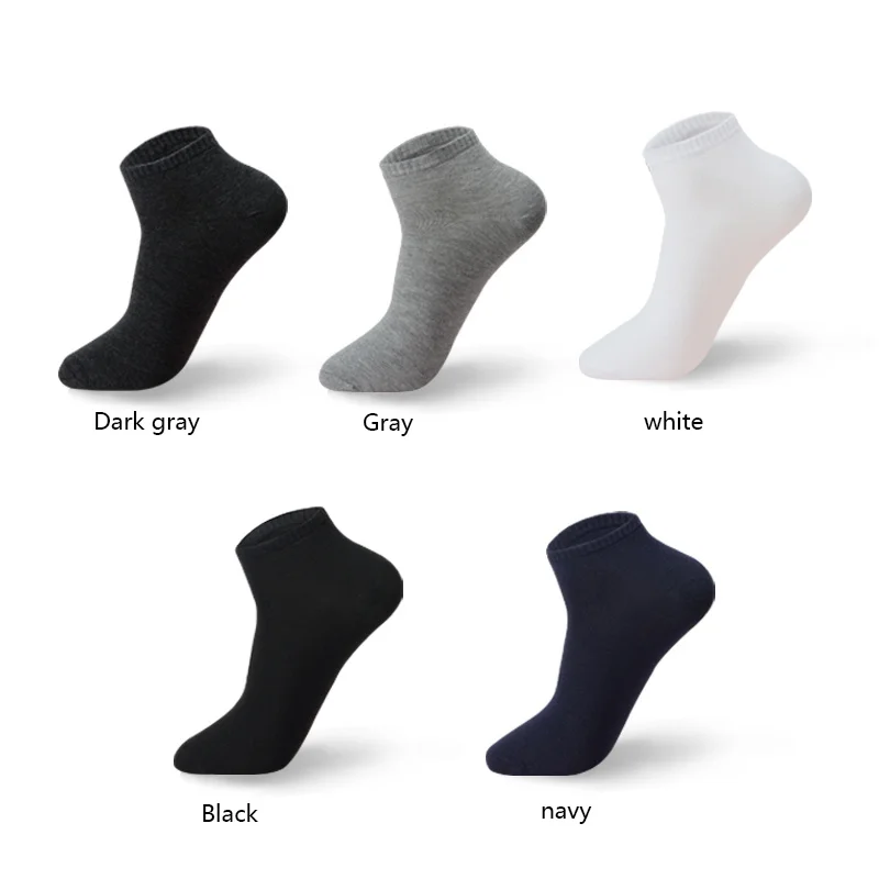 

5 Pairs/Lot Casual mens dress socks Big Plus Size Non-slip Invisible Silicone ankle Socks Sox mens gift sets dropshipping