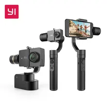YI Handheld Gimbal 3 Axis Handheld Stabilizer for Smartphone Or YI 4K 4K Plus YI Lite
