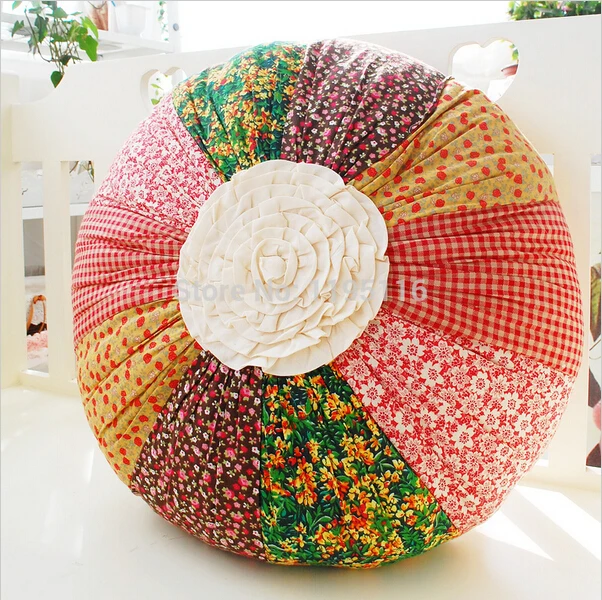 

sofa pillow decorative pillows stuffed fabric handmade cushion pillow circle at home fabric rainbow pumpkin