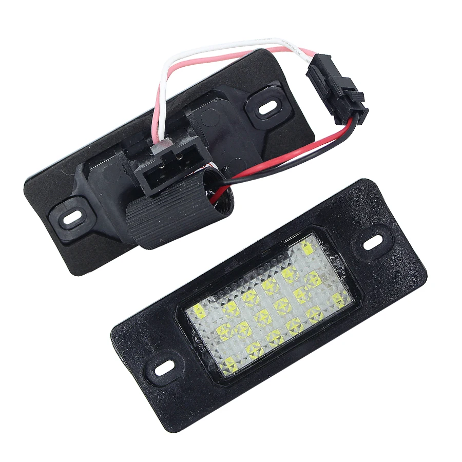 2 шт./компл. SAARMAT Canbus безошибочный белый 18SMD светодиодный номерной знак для VW Touareg
