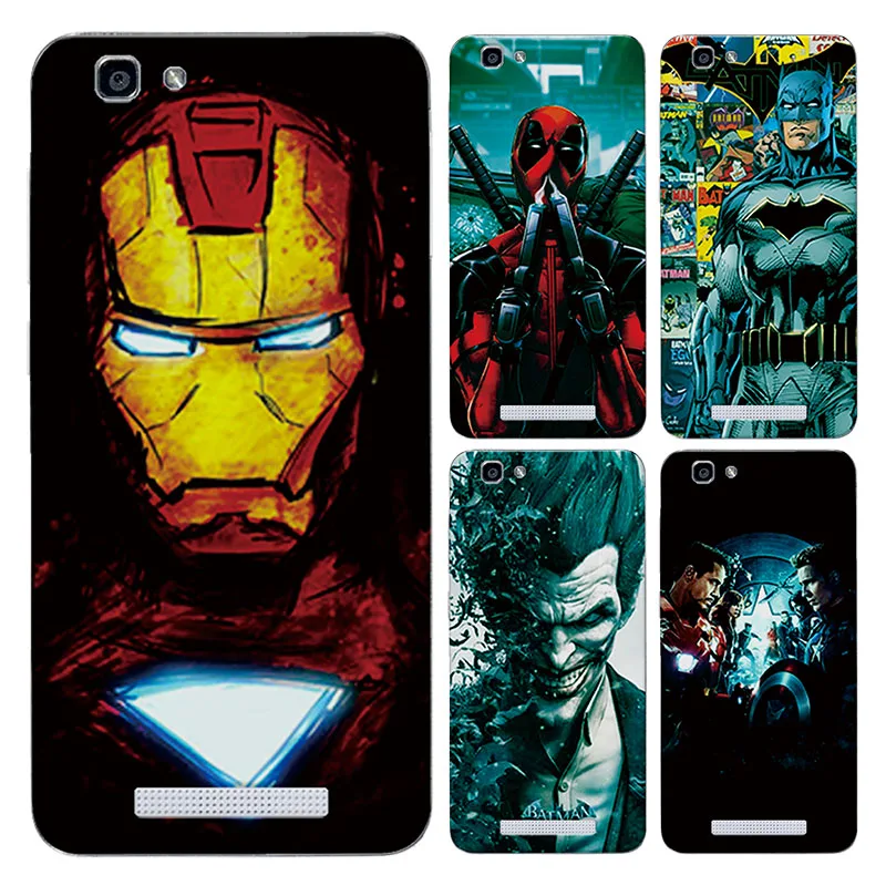 

For ZTE Blade A610 Case Cover Charming Marvel Avengers Captain America Shield Iron man Spiderman Perfect Fundas For ZTE A610