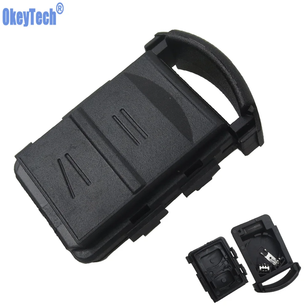 OkeyTech Remote Control Car Key Case Shell for Vauxhall Corsa for Meriva for Combo for Opel Key 2 Buttons Blank Replacement Fob
