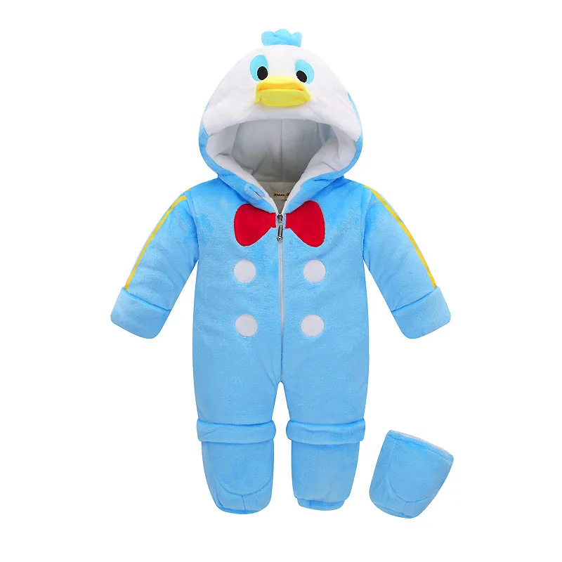 

Babies Newborn Baby Clothes Bear Onesie Baby Girl Boy Rompers Hooded Pure Cotton Jumpsuit Winter Overalls For Kids Climb Clothes