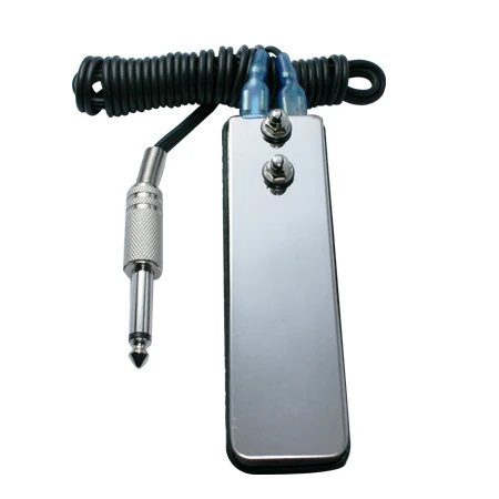

Black Stainless Steel Controller Power Tattoo Machine Footswitch Foot Pedal Free Shipping FS203