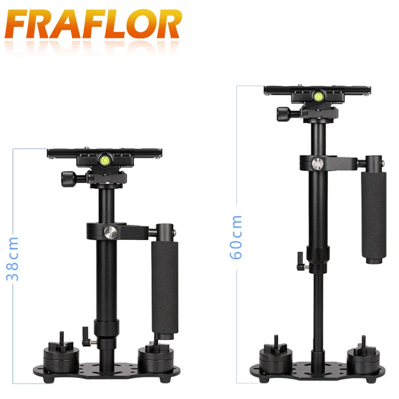 S30/S40/S60 стедикам 33 см/40 см/50 см алюминиевый ручной Стабилизатор Steadicam + сумка для