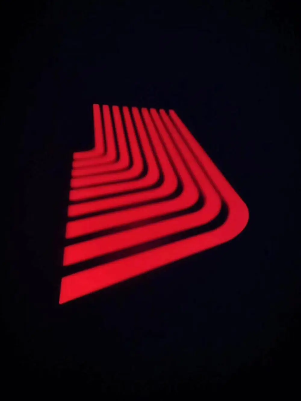 Qirun светодиодные приветственные атмосферные декоративные дневные фонарики, Тормозные Противотуманные фары, фонарь заднего хода, поворотники для Lexus CT200h ES250 ES300 - Цвет: Красный