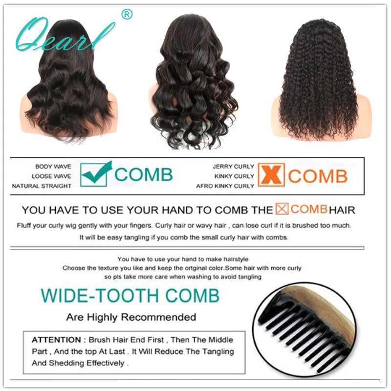 how to comb the hair