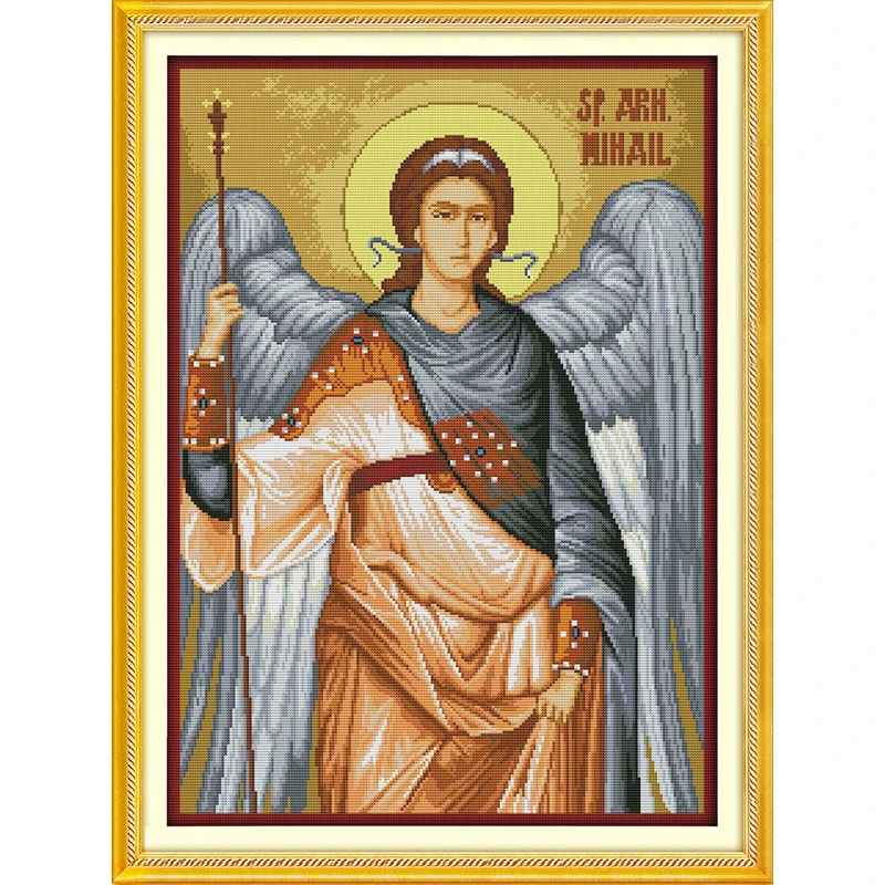 The religious figure home decor diy painting counted print on canvas 14CT 11CT DMS Cross Stitch Embroidery kits Needlework Sets | Дом и сад