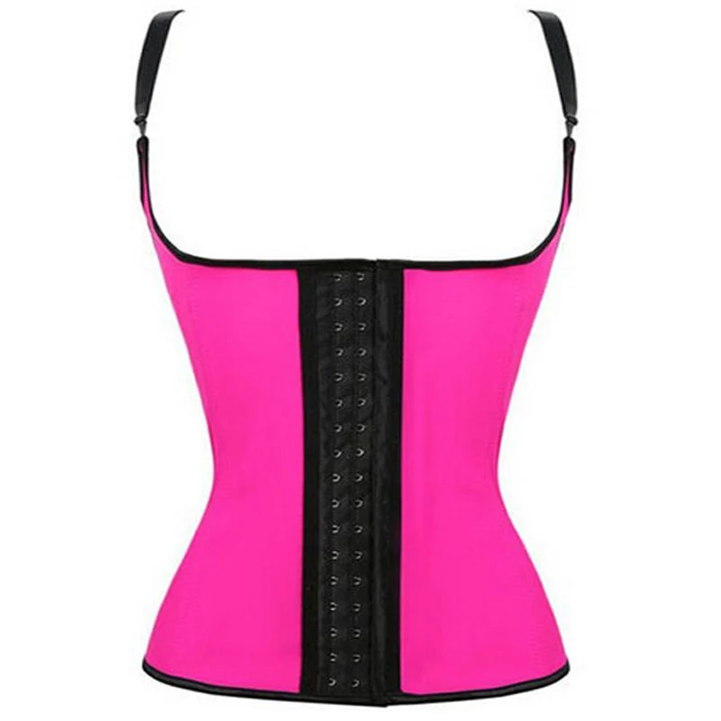 Femmes Latex taille formateur Corset Cincher gilet corps Shaper modélisation ceinture minceur