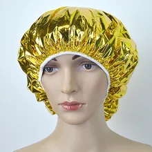 Водонепроницаемые шапки из алюминиевой фольги портативные одноразовые спа-салонные шапочки для душа защита для волос модели по уходу за волосами