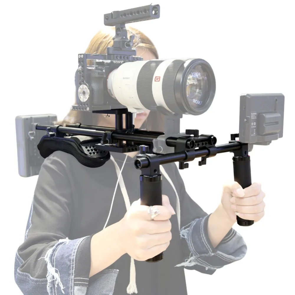 Портативный держатель для DSLR камеры NICEYRIG кожаный DSLR|Клетки камер| |