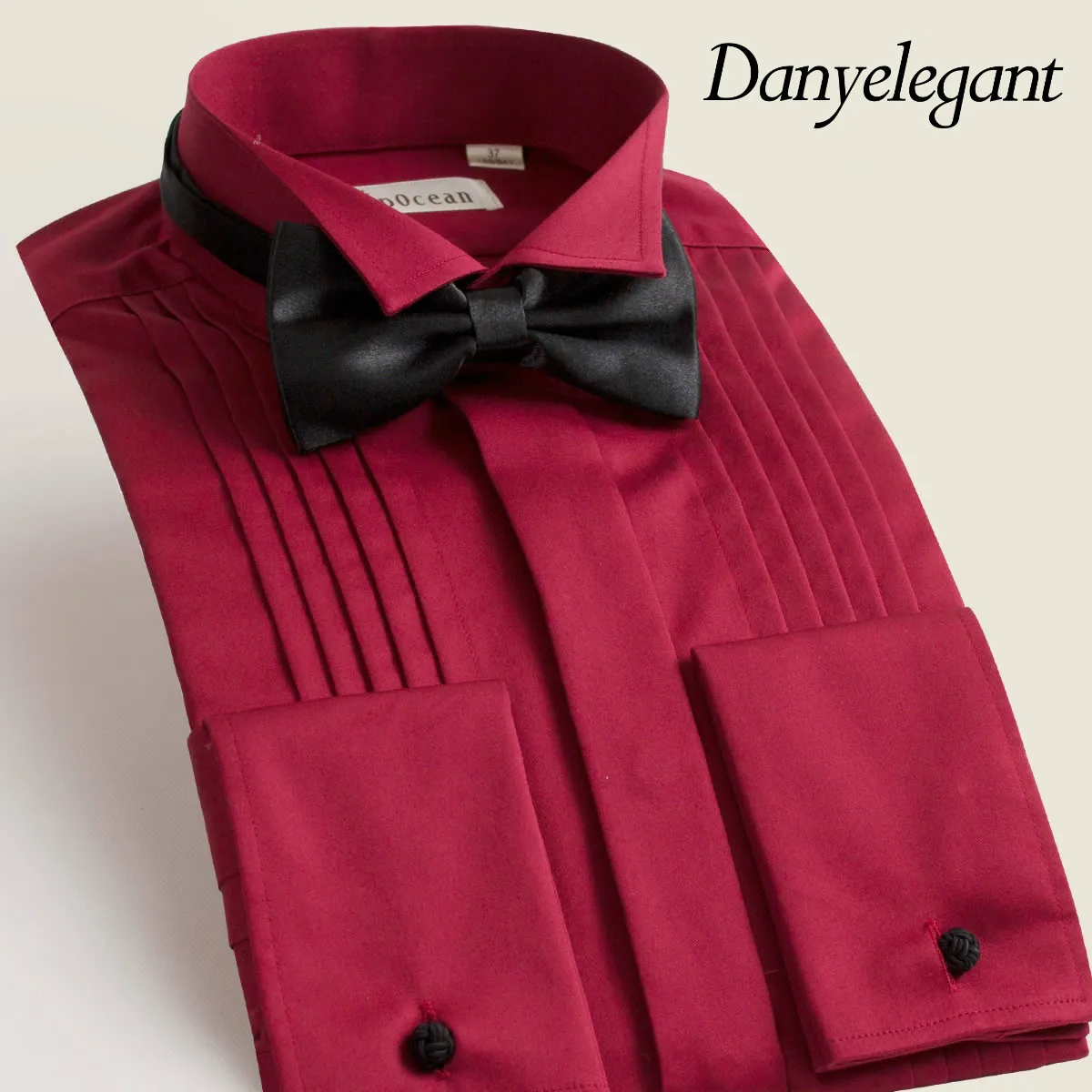 2017 High Quality Formal Men Dress Shirts White Tuxedo Shirts Long