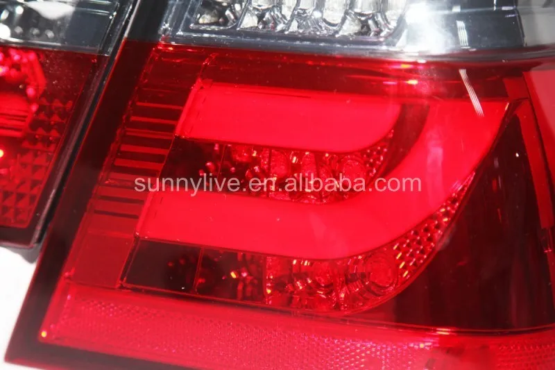 Для BMW E46 320 328 325 светодиодный задний фонарь 2001-2005 красный черный цвет
