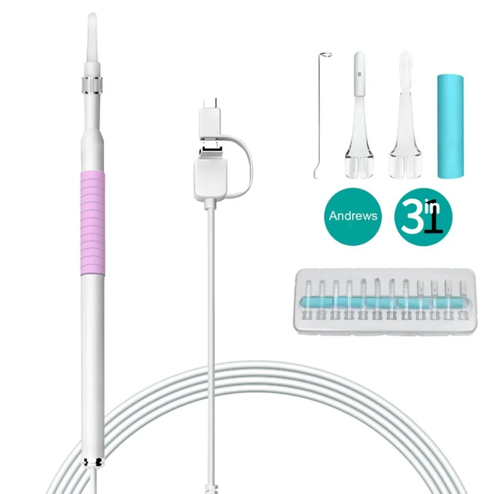 de diagnóstico orelha limpa earwax ferramenta limpa