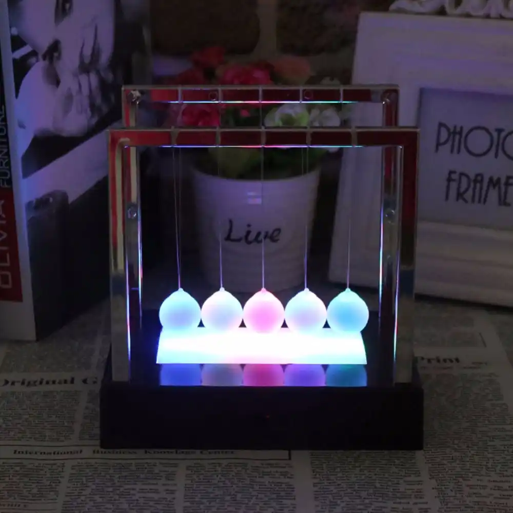 led newton's cradle