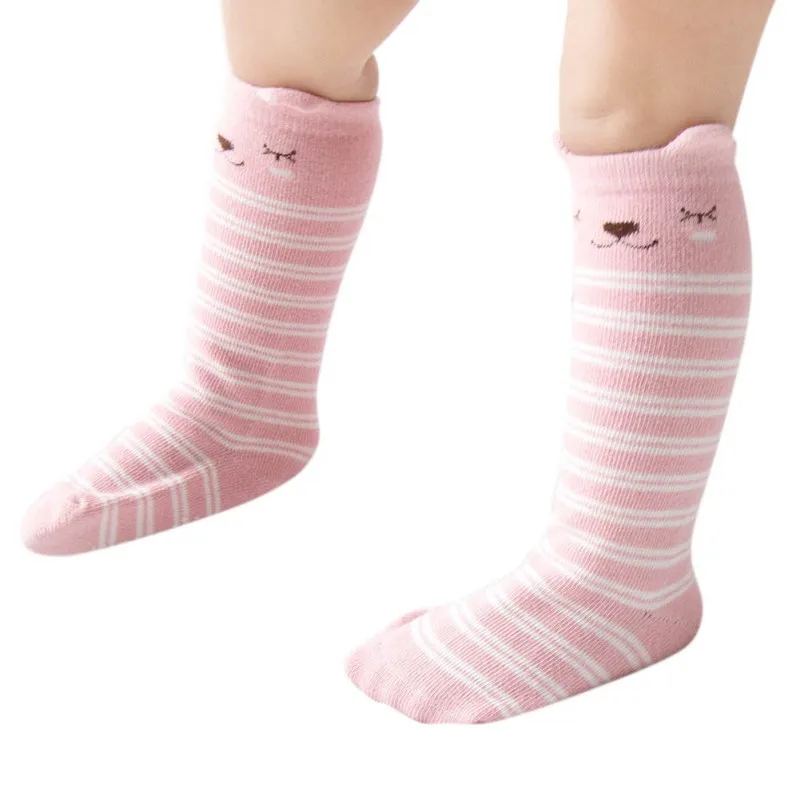 Спортивные носки для мальчиков и девочек новые Хлопковые гольфы носочки для малышей Детские аксессуары Гетры для девочек