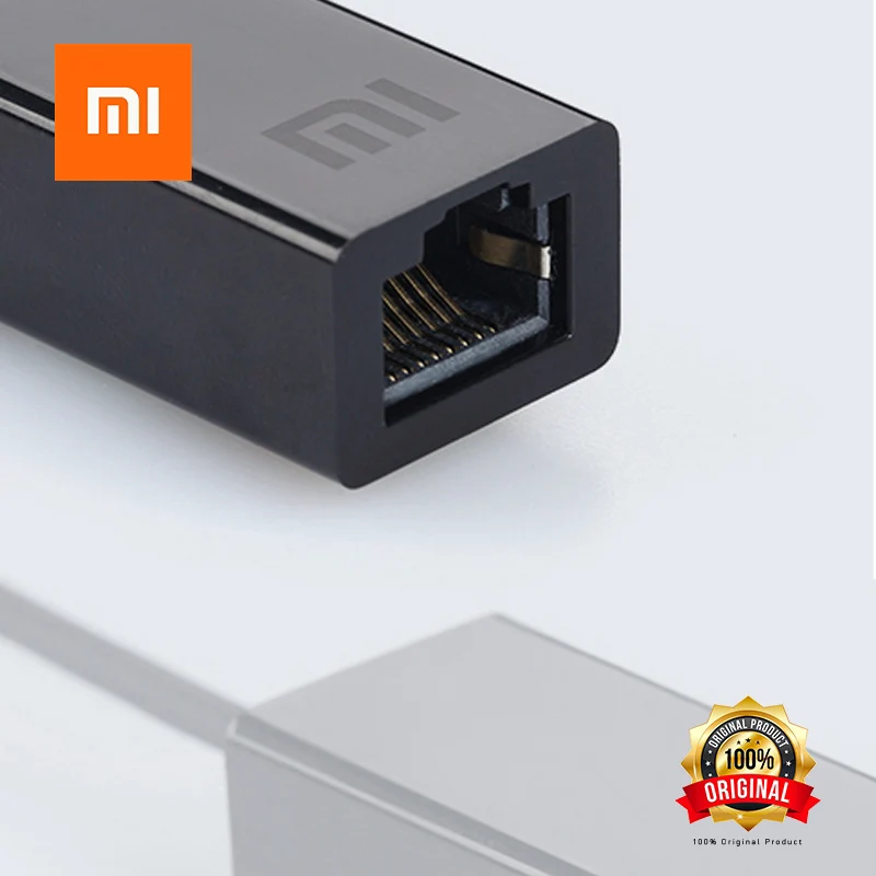 Оригинальный внешний Ethernet адаптер Xiaomi USB к RJ45 lan 10/100 Мбит/с для ТВ приставки xiaomi 3 Pro