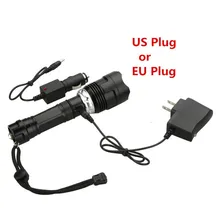 L2 Led Flashlight Zoomable CREE XM T6 Torch Portable 5mode Rechargeable Lamp Waterproof lantern +18650 battery and charger
