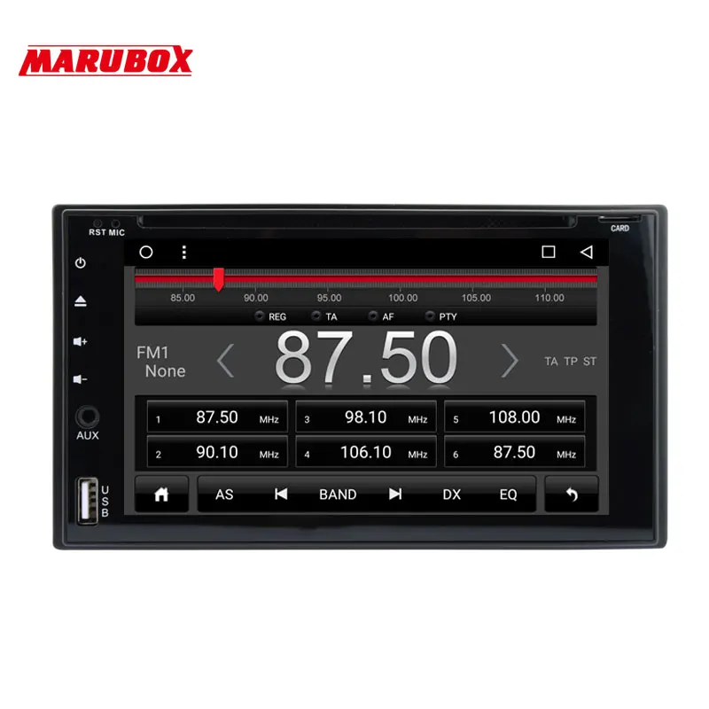 Marubox 6A503R16 Универсальная автомагнитола 2 DIN на Android 6.0.1 четырёхядерный