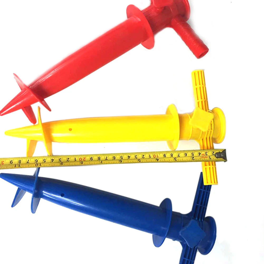 

Garden Sand Auger Parasol Bracket Beach Portable Easy Install Manual Outdoor Accessories Umbrella Holder Patio Random Color