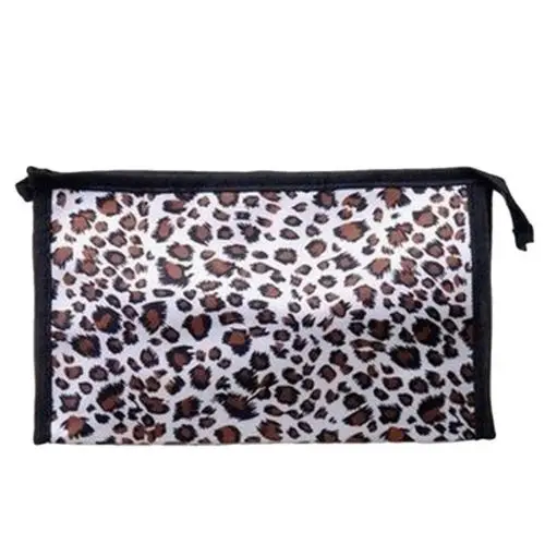 

Superior Quality Multi Heart Pattern Cute Cosmetic Bag Leopard Color