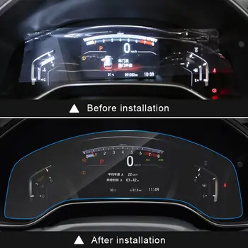 

Plastic Interior Car Dashboard Screen Protector Clear Center Touch HD Film Fit For Honda CRV 2017 2018 Accessories Car Styling