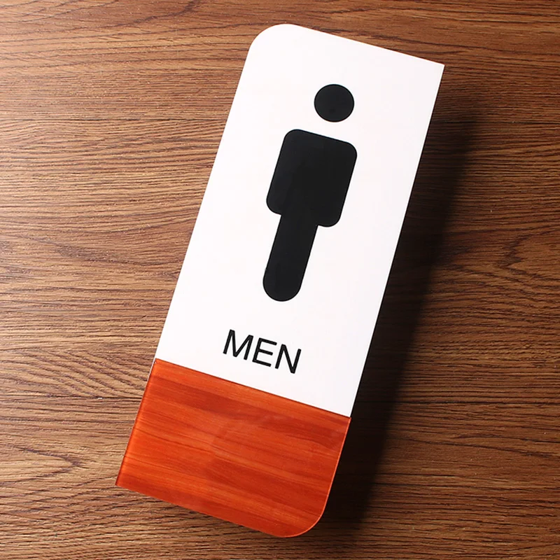 Акриловая вывеска, наклейка на стену, табличка для туалета, мужчин и женщин, Wc, ванная комната, туалет, наклейка, дверь в туалет, настенная вывеска, Wc вывеска, табличка