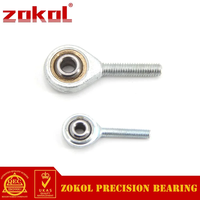 

ZOKOL bearing SA04P/K Male Thread Right-hand Rod End bearing M4*0.5mm