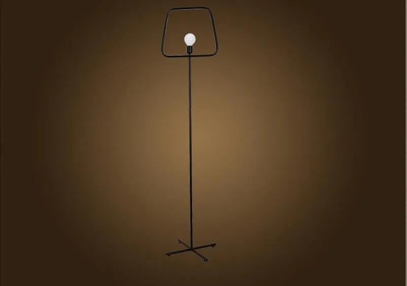 Винтаж минимализм творческий черный Утюг светодиодный E27 Торшер для Гостиная Спальня бар decro лампа AC 80-265 В 1545