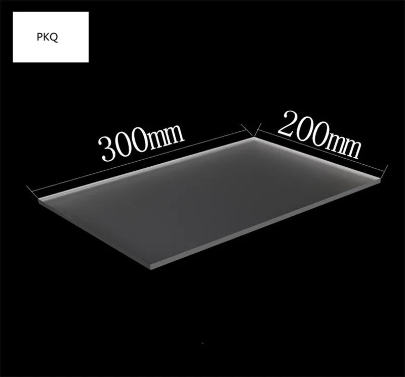 2.7mm/4.5mm Thickness New Frosted Transparent Acrylic Perspex Sheet Cut Plastic Transparent Board Perspex Panel