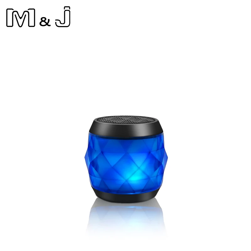 M & J Водонепроницаемый светодиодный портативный Bluetooth динамик с управлением