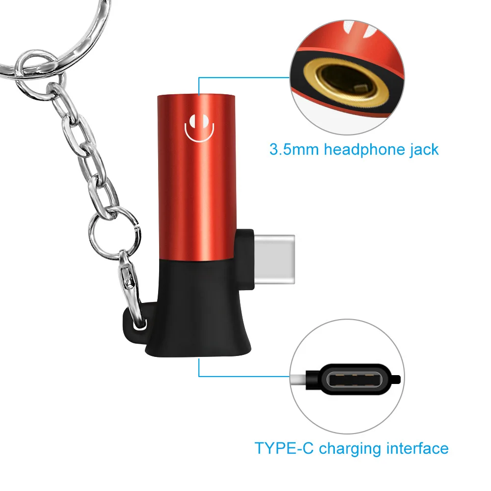 Адаптер type C до 3 5 мм наушники для мобильного телефона аудио адаптер Xiaomi Android USB