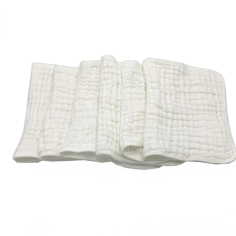 YOOFOSS Muslin Burp Cloths 10 Pack Large 20X10 100/% Cotton 6 Layers Thicken Super Soft and Absorbent Blue
