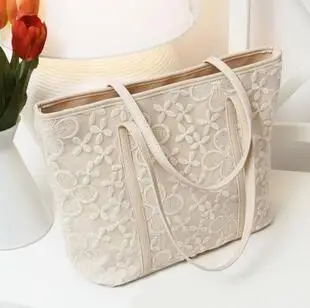 

yesetn bag 09290117 women new vintage single shoulder tote large lace bag