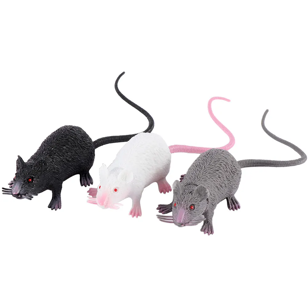 2025 Hot 1Pcs Funny Tricky Joke Fake Lifelike Mouse Model Prop Halloween Gift Toy Party Decor for Kids Novelty & Gag Toys