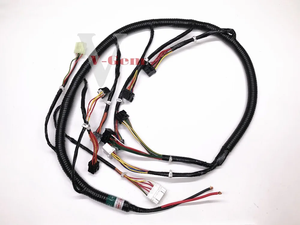 Free shipping! Universal Excavator Wire harness for multi-purpose display screen of diggeer gerneral excavator wire line | Автомобили и