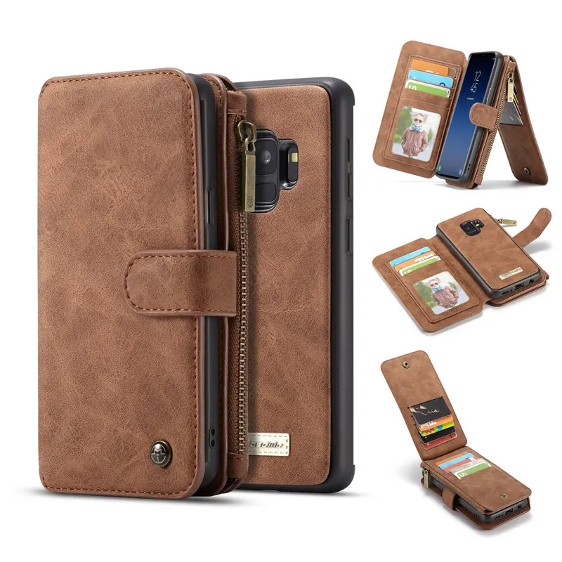 

For Samsung Galaxy S9 Case Leather Luxury Verticle Wallet Flip Phone Case coque For Samsung Galaxy S9 Plus Case Flip S7 edge S8