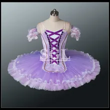 Юбка-пачка фиолетового цвета для взрослых, распродажа, профессиональный сценический костюм для девочек балетное с юбкой пачкой, платье-пачка AT1080A